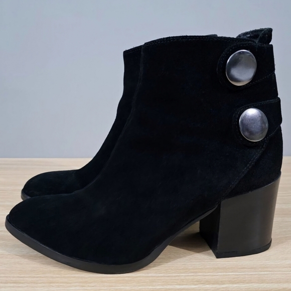 Alberto Fermani Bootie Tortora Chelsea Ankle Womens Black Suede EU Size 36.5 - Picture 1 of 15